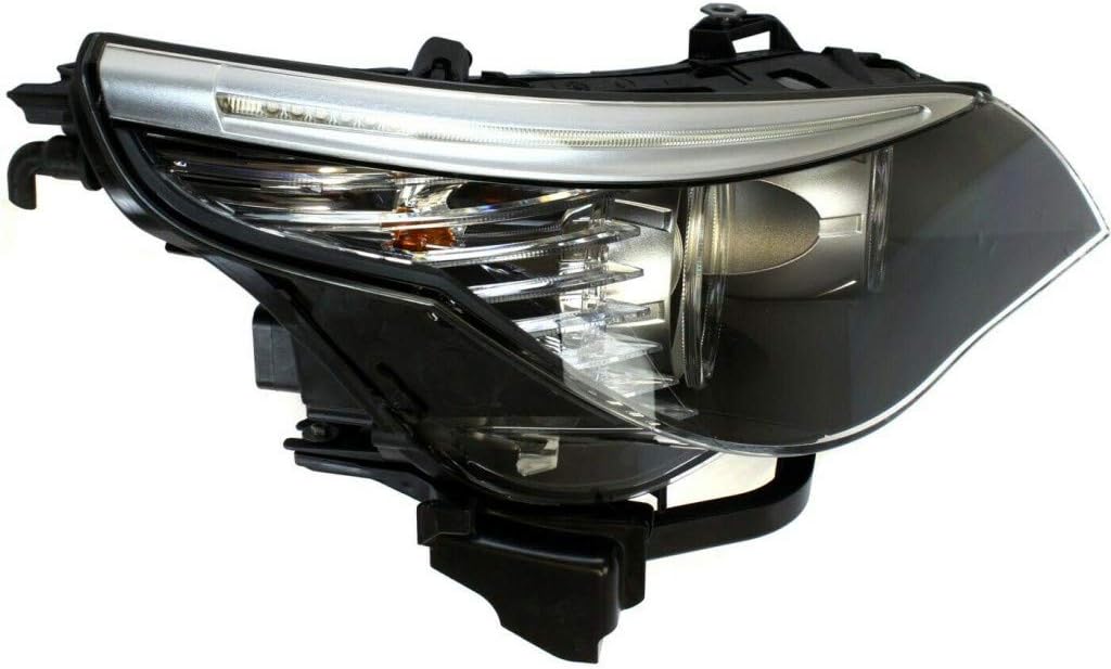 For BMW 5 Series 2008-2010 Headlight Assembly Halogen Passenger Side