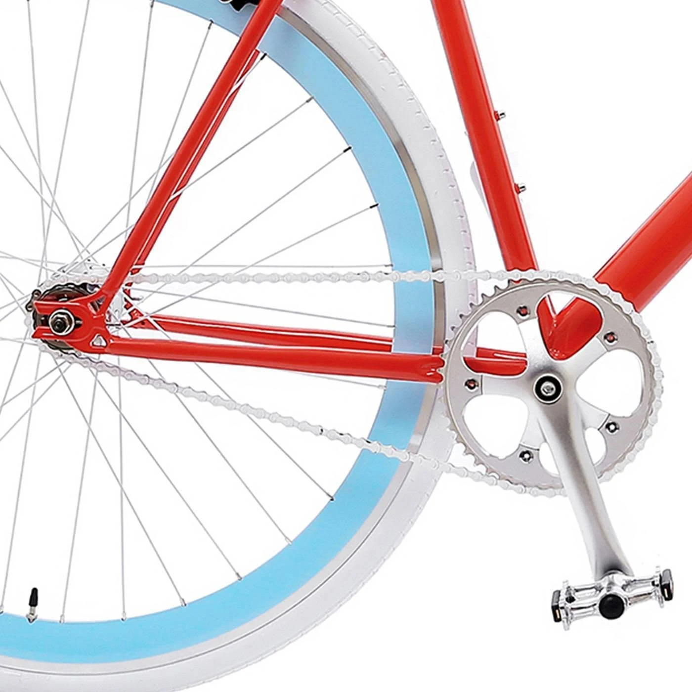 Sole Bicycles The OFW II Single Speed 29x22 Road Bike/21x22 Frame - Red