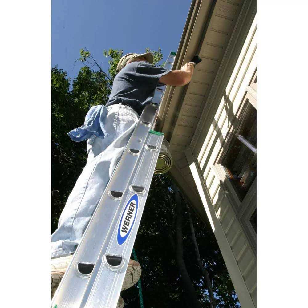 Werner D1224-2 24 ft. Aluminum Extension Ladder - Shop Hardware Tools Online Store