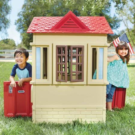 Little Tikes Cape Cottage Playhouse, Tan, Size: Cape Cottage (Tan), Beige