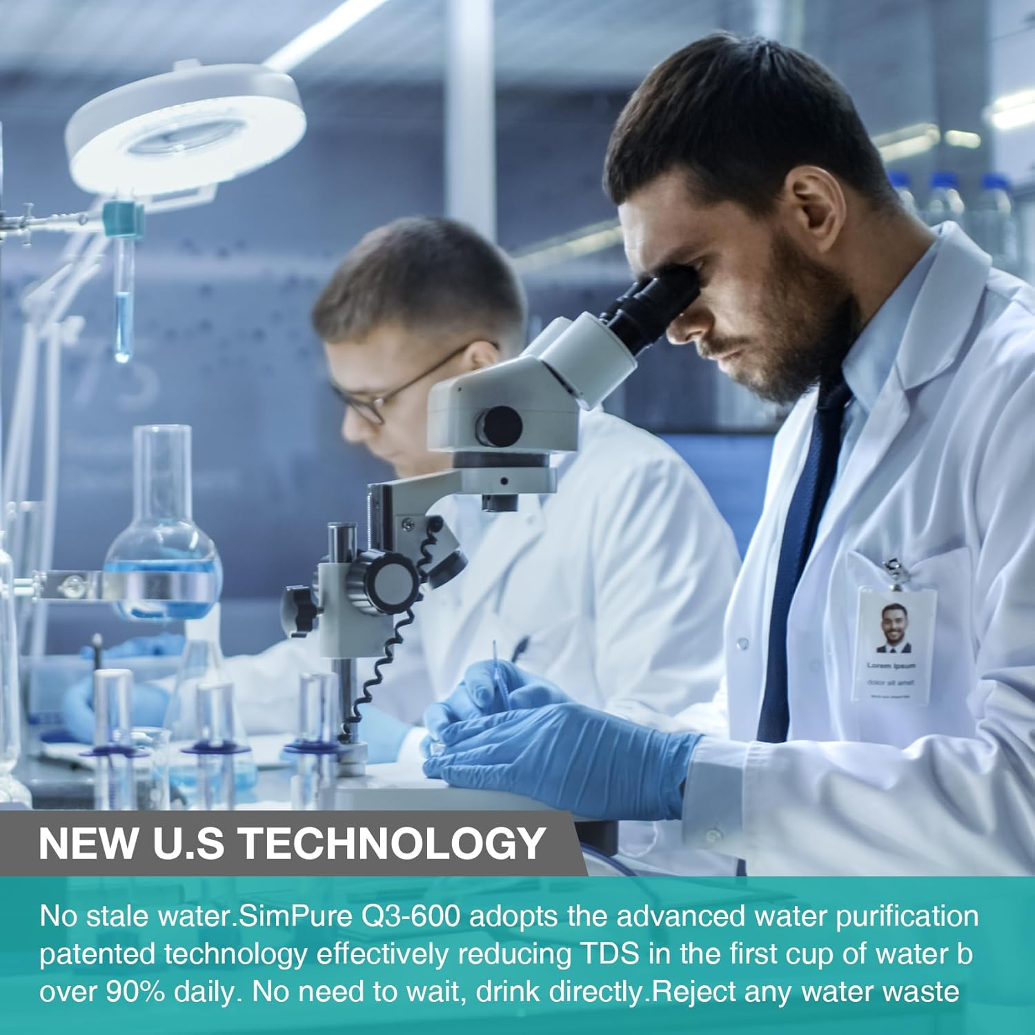 SimPure Upgraded Q3-600 Tankless Reverse Osmosis System+ Q3-600 RO Filter Replacement