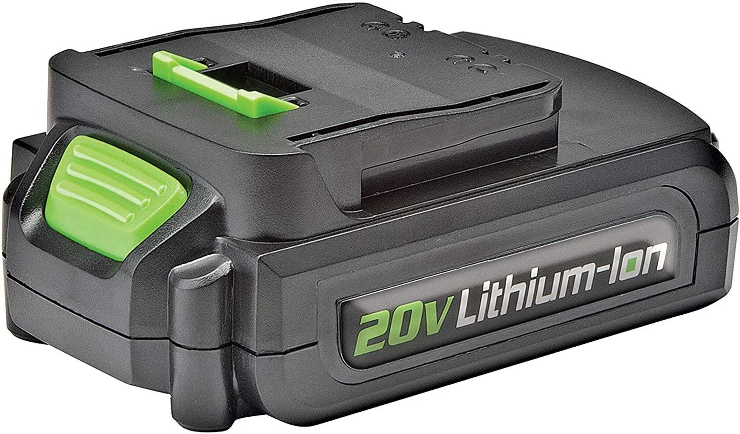 Genesis GLCD2038A 20V Lithium-ion Battery-Powered Cordless Variable Speed Drill Driver with 3/8" Chuck, Built-In LED Work Light, 20V Battery, Charger and Double-Ended Screwdriver Bit, Grey/Black/Green - Curated Treasures Market