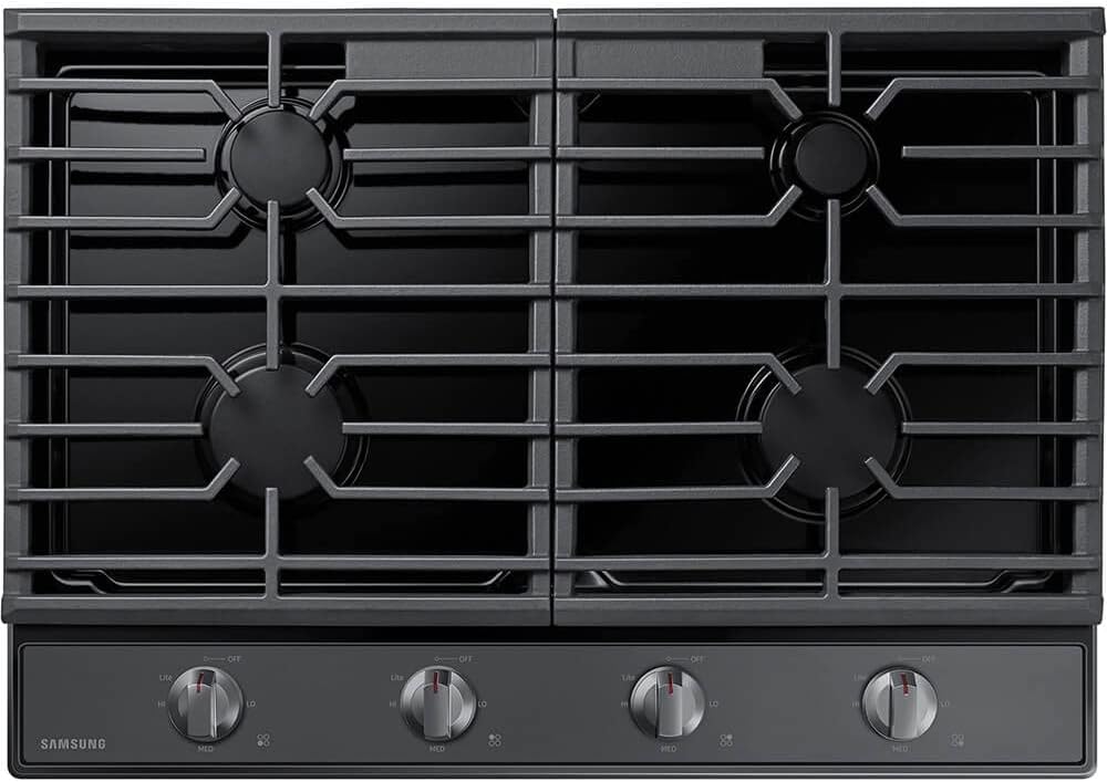 Samsung NA30R5310FG 30 inch Black Stainless 4 Burner Gas Cooktop