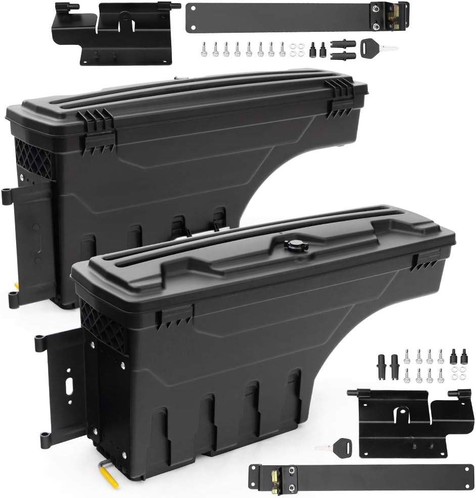 Driver Side Compatible For Chevrolet Colorado / GMC Canyon 2015-2020 Truck Bed Storage Box Tool Box