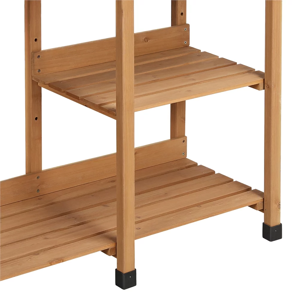 Yaheetech Cedarwood Potting Bench with Removable Sink