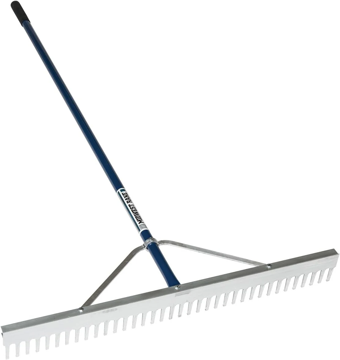 Midwest 10036 Aluminum Landscape Rake, 36-Inch , Blue - Curated Treasures Market