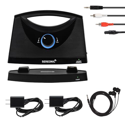 SEREONIC PRO Soundbox: Top-Grade Wireless TV Speakers, Bluetooth Speaker TV Excellence, Optimal TV Speaker, Prime Wireless Speakers for TV, Enhancing Speakers for TV Sound for Elderly