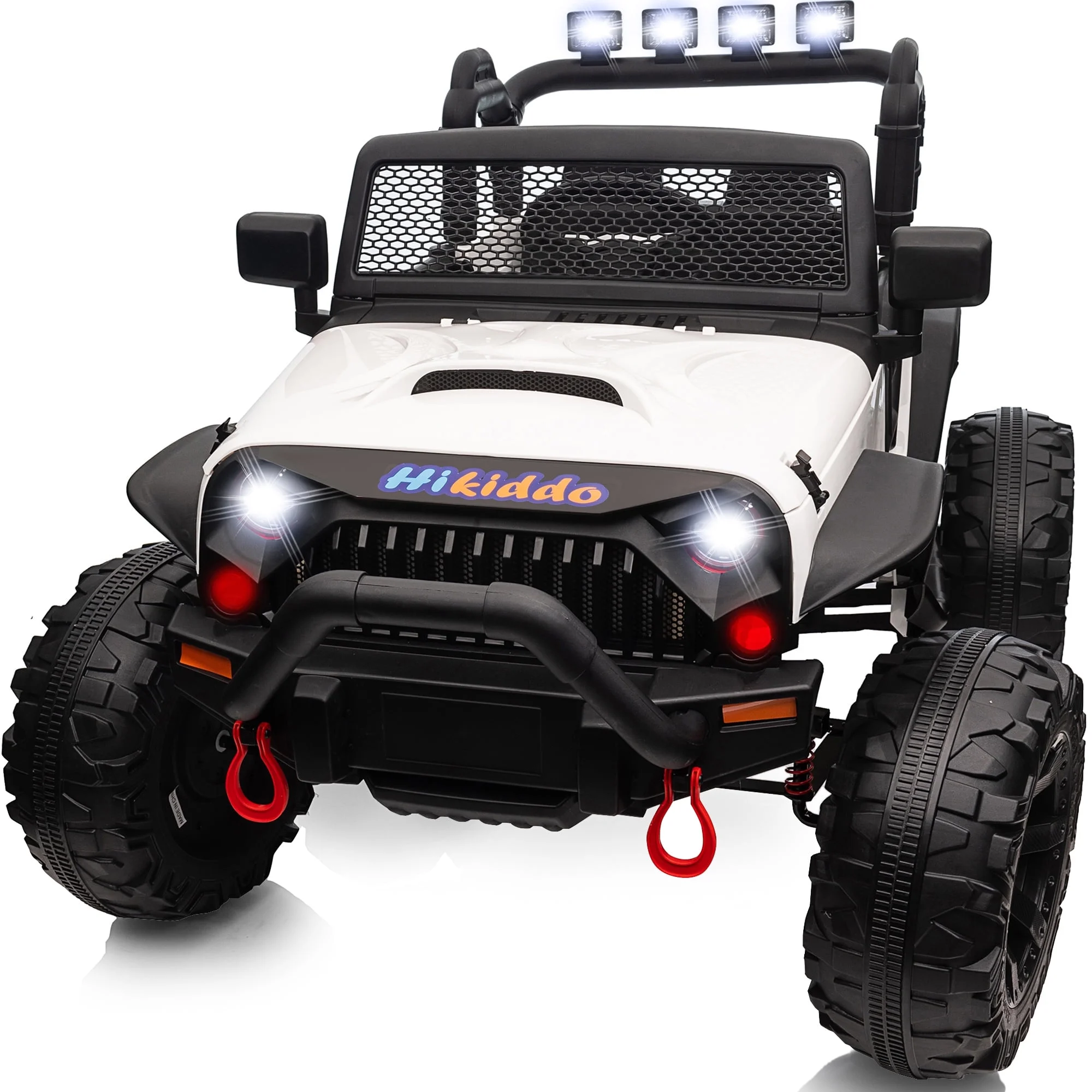 Hikiddo 24V Kids Ride on Truck, 2 Seater Powered Ride on Toy Car with Remote
