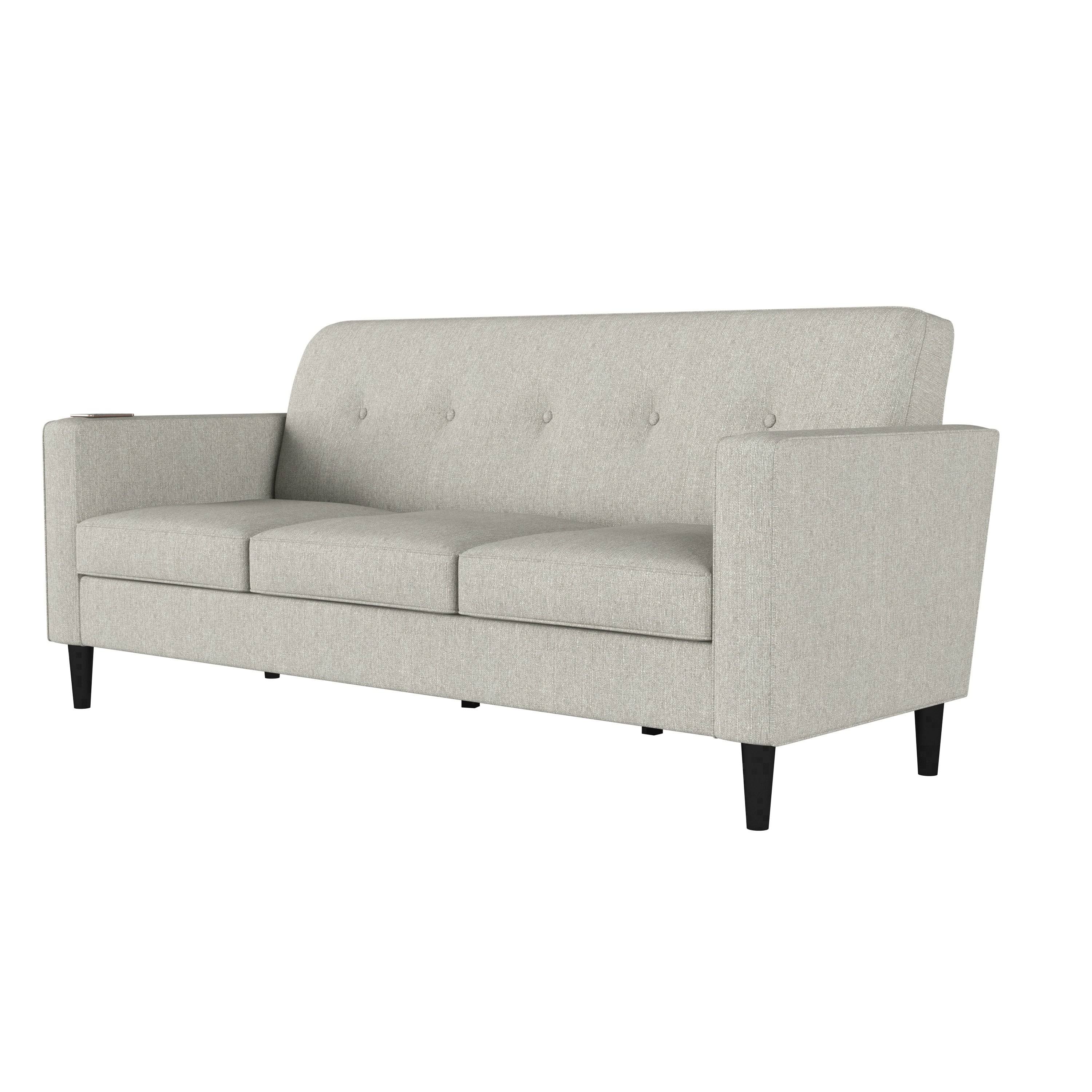 Copper Grove Larkin Sofa with USB and Power Ports - Mustard Yellow
