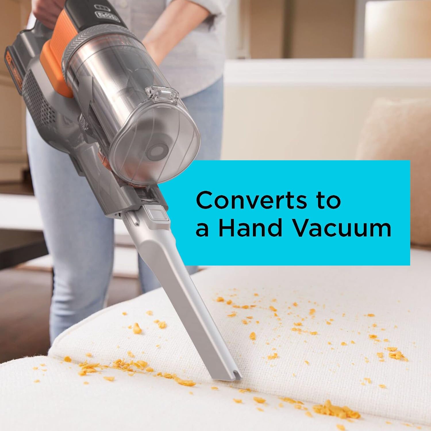 BLACK+DECKER POWERSERIES Extreme Cordless Stick Vacuum Cleaner with Removable 20V MAX Battery and Vacuum Accessories (BSV2020)