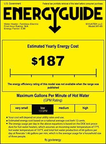 Electric Tankless Water Heater on Demand Point of Use Water Heater M1