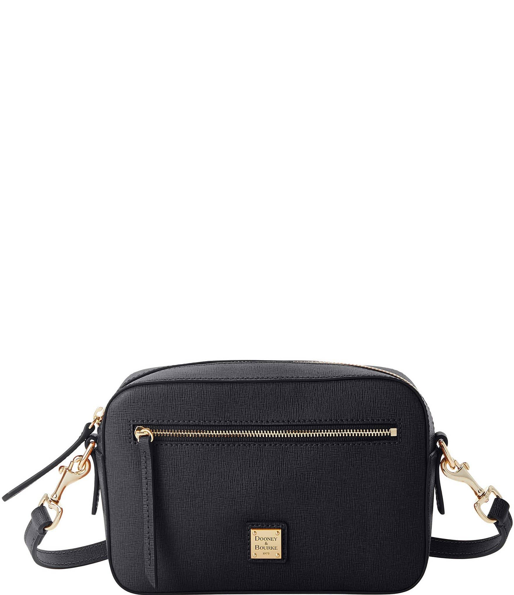 Dooney u0026 Bourke Saffiano Camera Zip Crossbody Bag, Black - Avayadevconnect