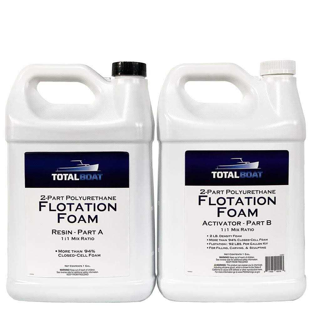 TotalBoat 2 Part Polyurethane Expanding Flotation Foam 2 lb Density - Shop Hardware Tools Online Store