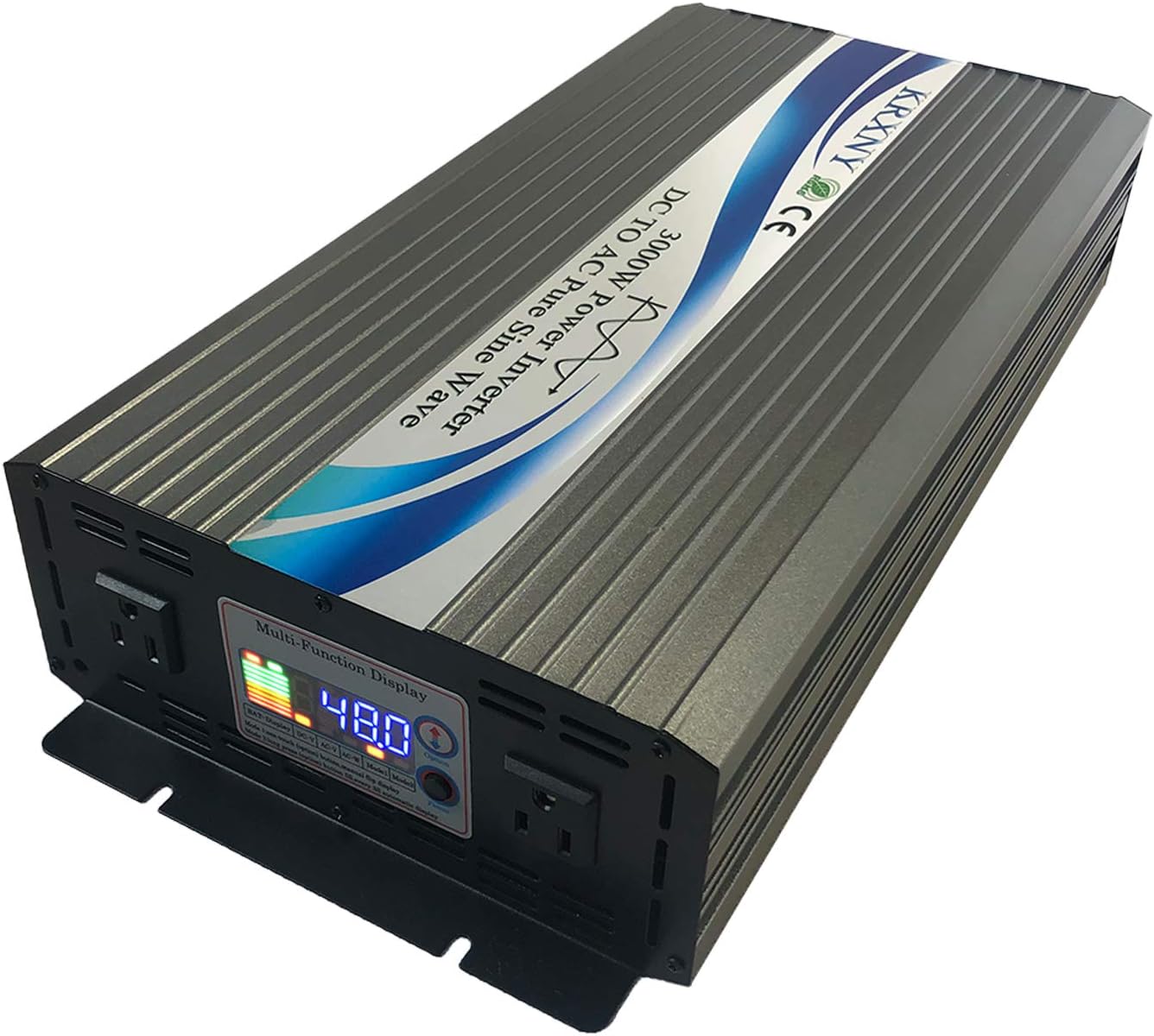 3000W Off Grid Pure Sine Wave Power Inverter 48V DC to 110V 120V AC 60HZ with LCD Display