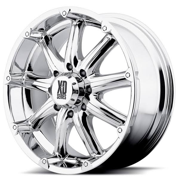 Jeep KMC XD Badlands Series Chrome 18x9x22 5x5.5x22 Bolt Patten, Back Spacing 5.7x22 | 1941-1986 , XD77989055218