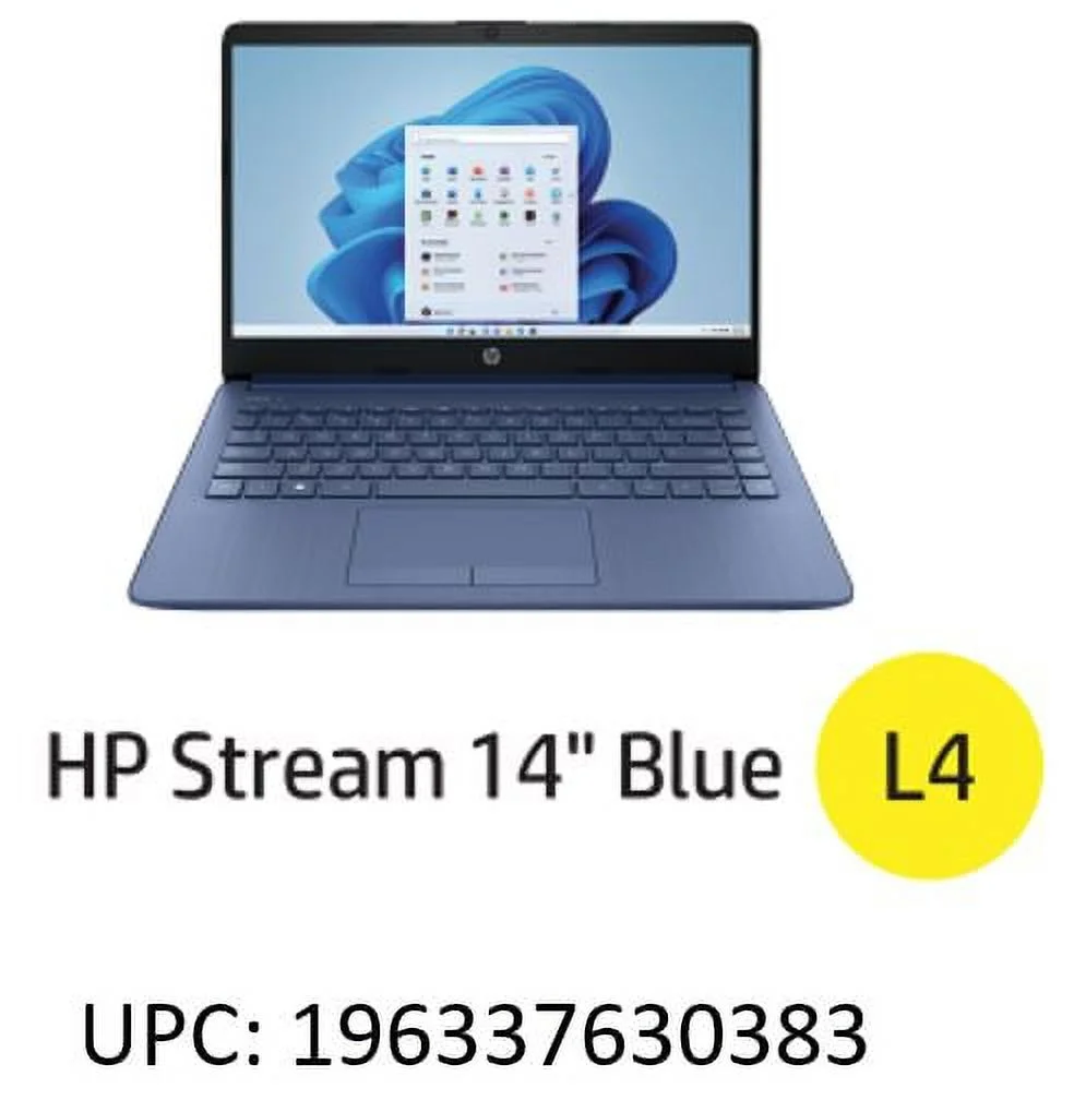 HP Stream 14 inch Laptop Intel Processor N4102 4GB RAM 64GB eMMC Pink (12-mo. Microsoft 365 included)