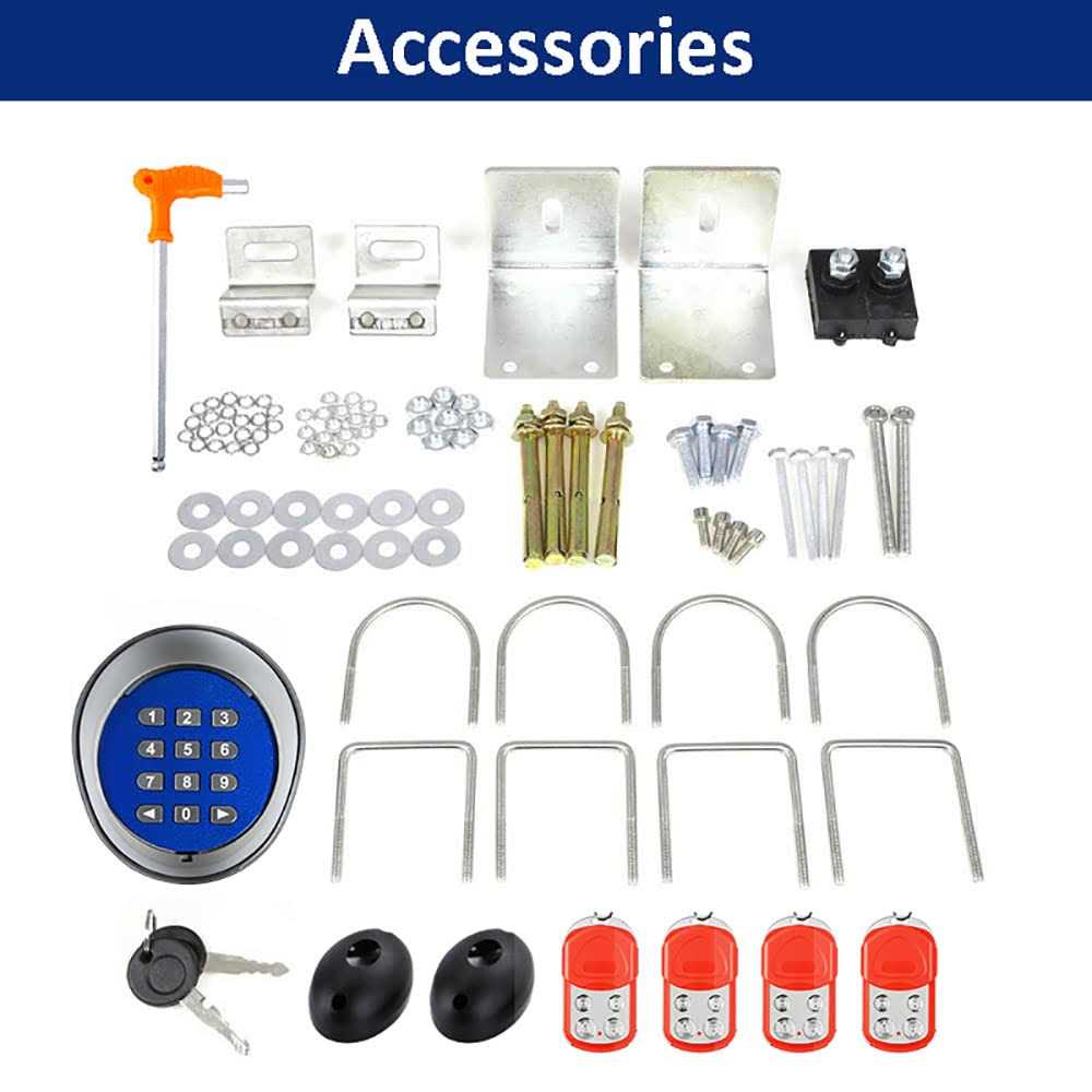 4000lb Automatic Sliding Gate Opener APP Control with 4 Remotes,750W Electric Sliding Gate Opener Automatic Motor Remote Kit with Wireless Keyboard - Shop Hardware Tools Online Store
