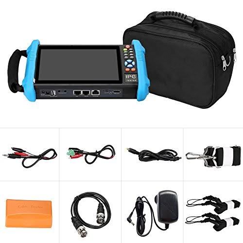 Koolertron Upgraded 7 inch IPS Touch Screen H.265 4K IPC-9800 Plus IP Camera Tester CCTV CVBS Analog Tester Built in WiFi with P