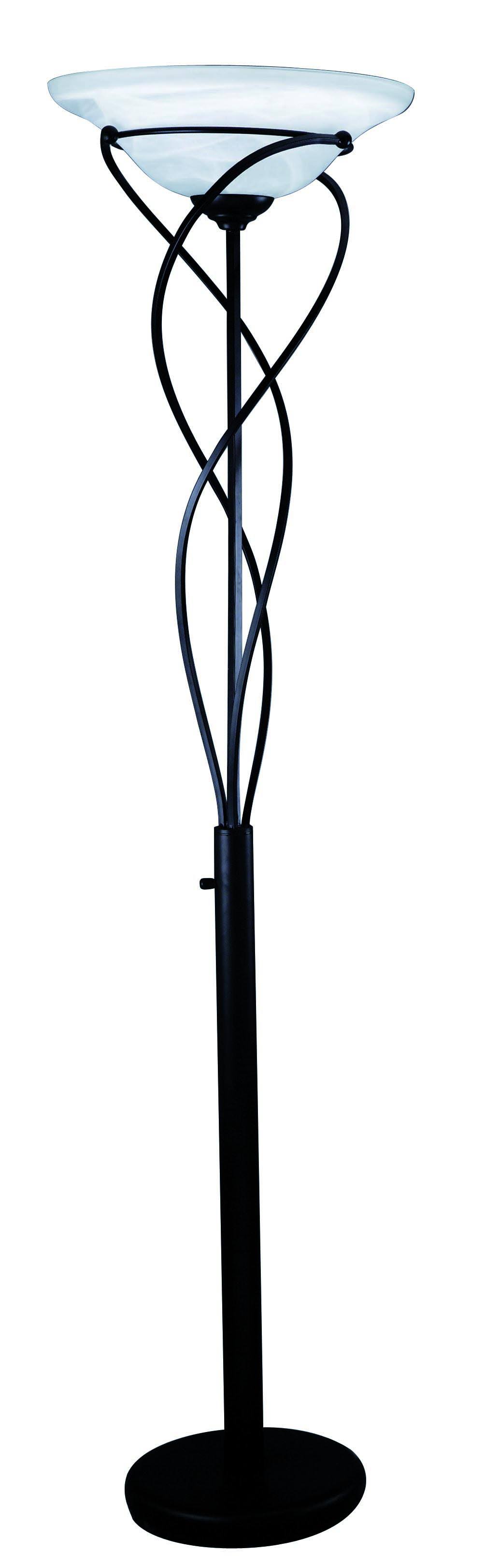 Lite Source LS-9640BLK Majesty Torchiere Lamp