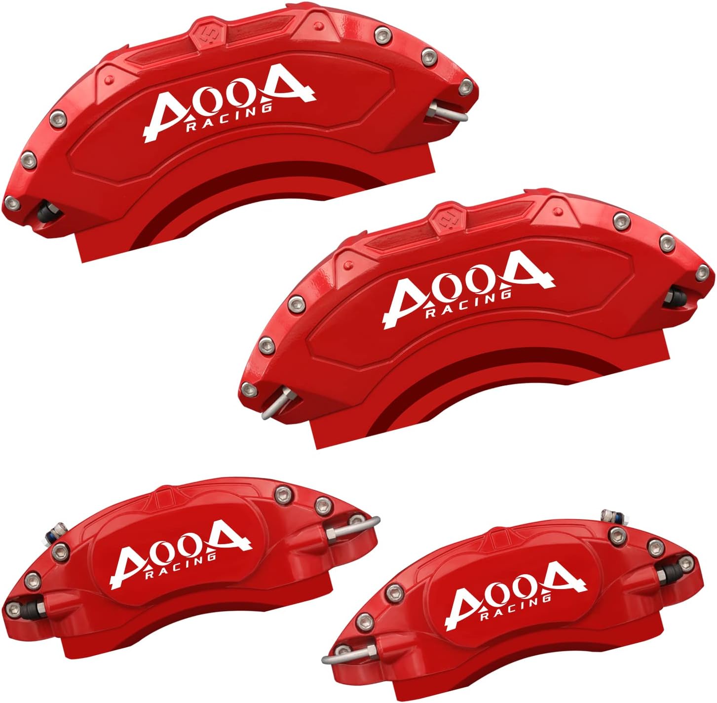 AOOA Caliper Covers Yellow Brake and Black Characters Covers Fits 2014-2020 Toyota Highlander (set of 4)