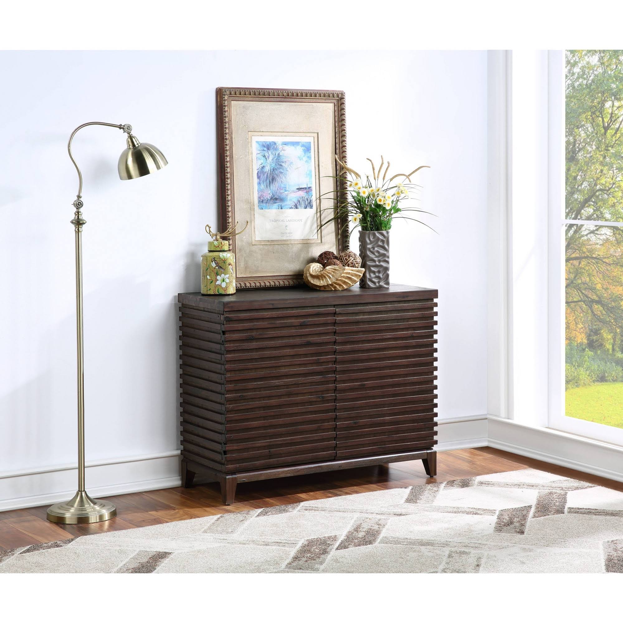 Coast to Coast Brown Two Door Cabinet