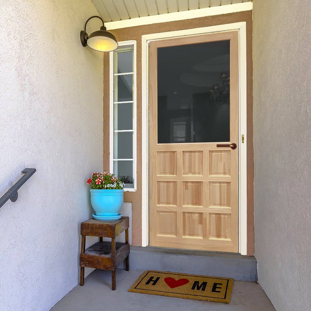 Kimberly Bay 9 Panel Wood Screen Door