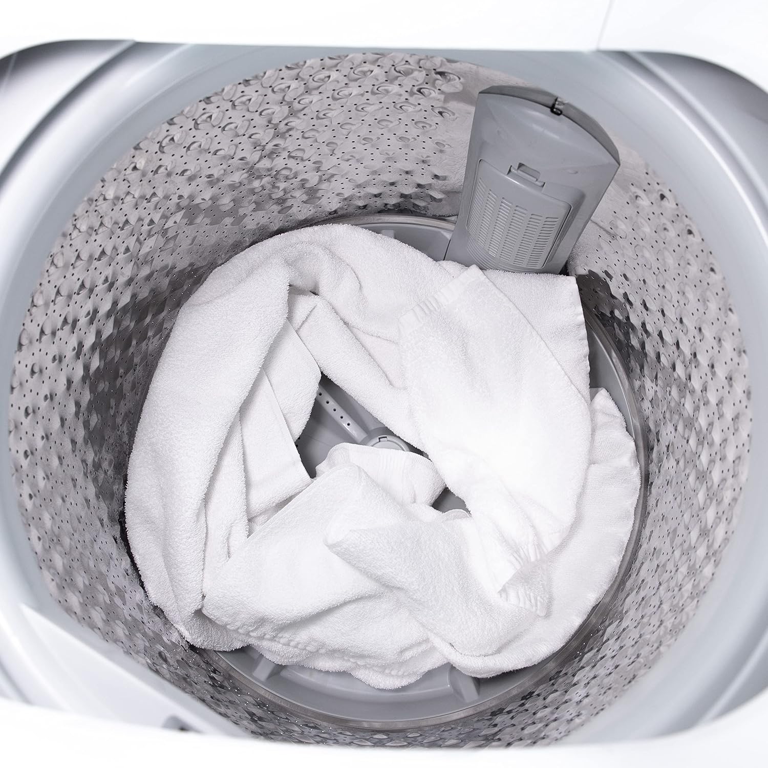 Avanti STW30D0W Portable Washing Machine 3.0 Cu. Ft. Capacity, Top Loading with Hot and Cold Water Inlets, 6 Cycles, Compact for Apartments Dorms and RVs, White
