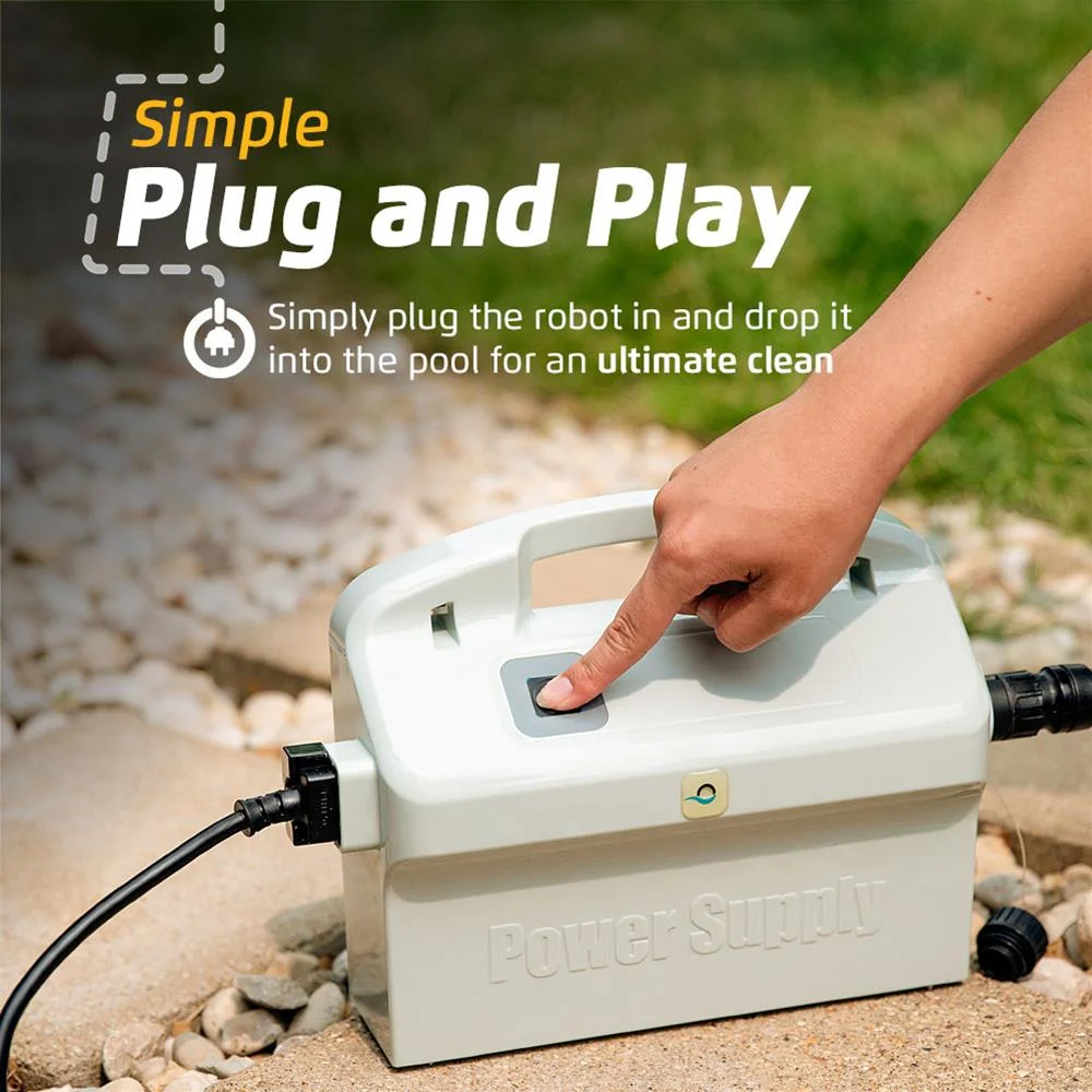 Dolphin Nautilus Pool up Plug and Play Robotic Pool Vacuum Cleaner for Above and Inground Pools up to 26 ft in Length 99996003-US