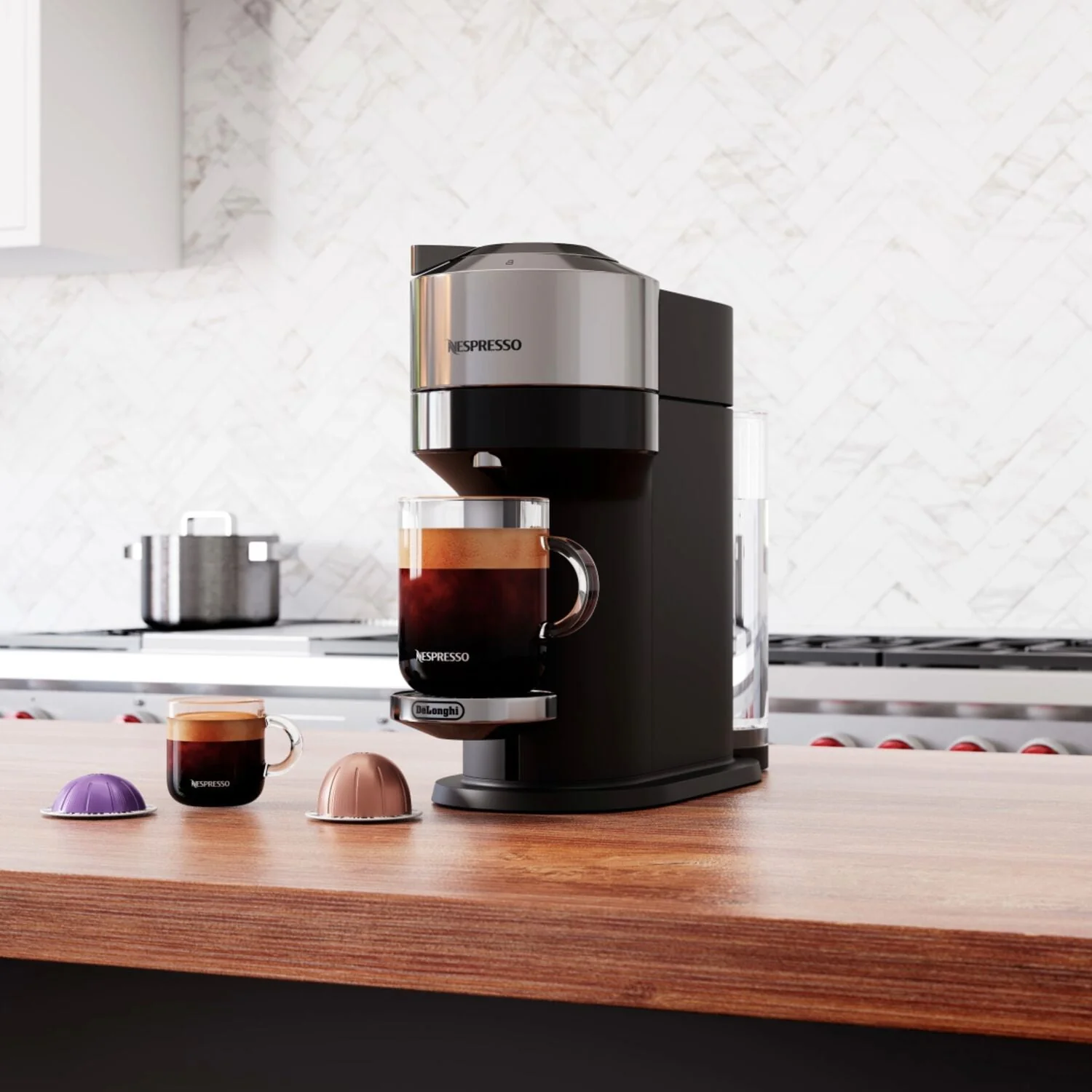 Nespresso Vertuo Next Coffee and Espresso Maker by DeLonghi, Dark Gray