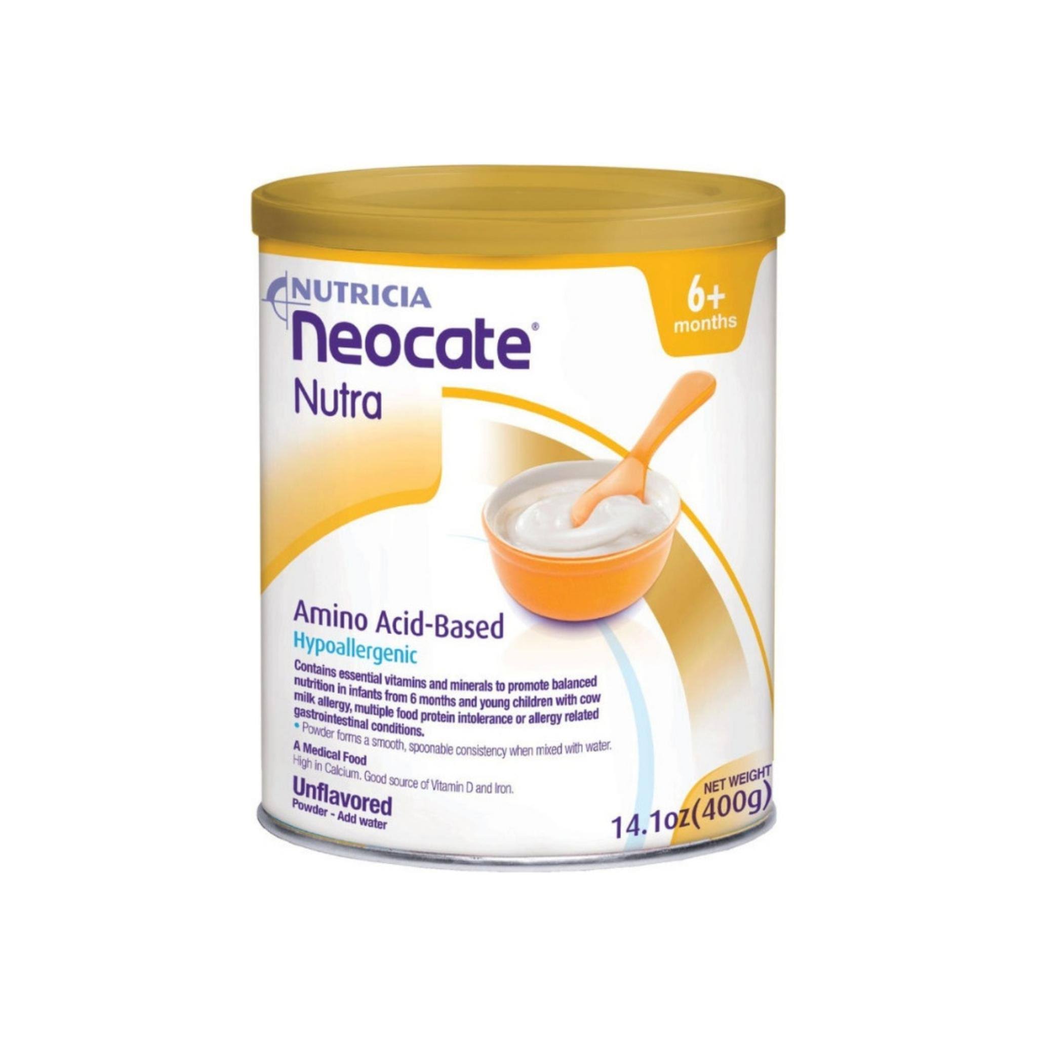 Neocate Nutra Amino Acid Based Powder, Unflavored, 14.1 oz