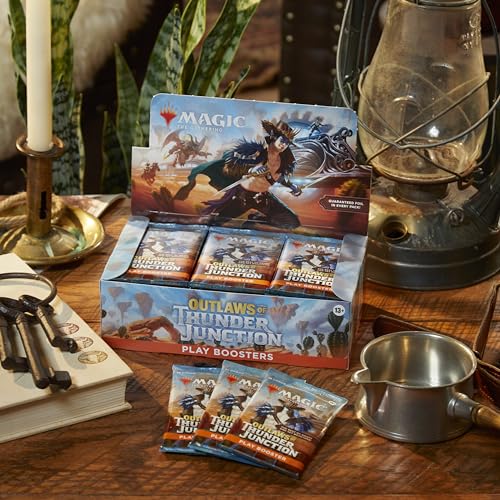 Magic: The Gathering Outlaws of Thunder Junction Play Booster Box - 36 Packs (504 Magic Cards)