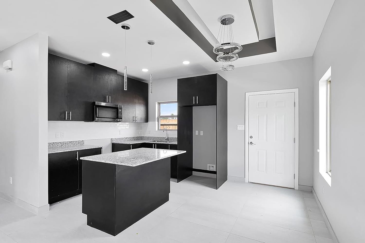 20x20 Modern AC Vent Cover - Decorative Black Air Vent - Standard Linear Slot Diffuser - Register Grille for Ceiling, Walls & Floors - Texas Buildmart
