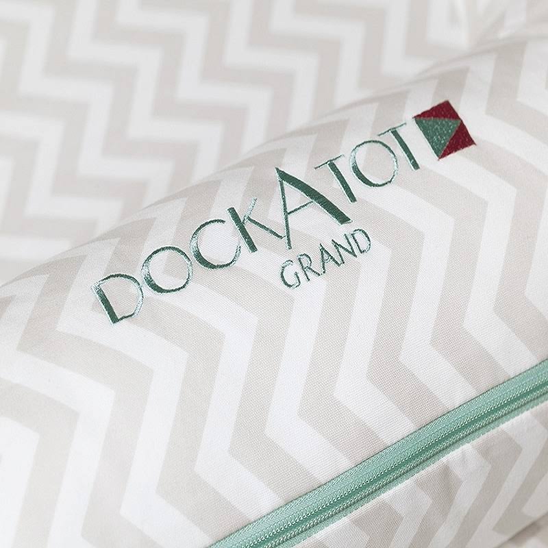DockATot Grand Cover - Silver Lining (Chevron)