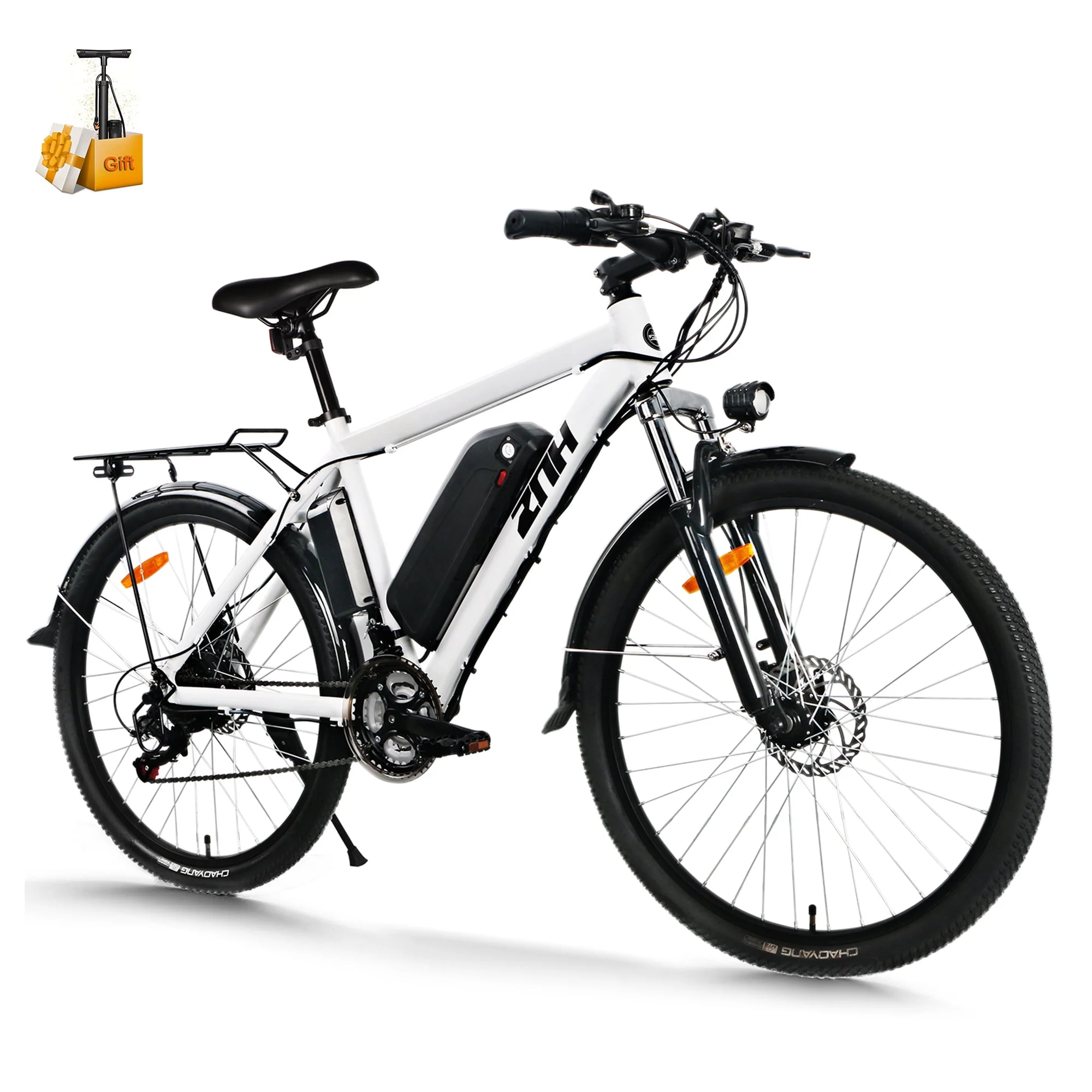 ZNH Electric Bike 26 Electric Mountain Bicycles 350W Motor E bike 21 Speed 36V 10Ah Electric Commuter Bike 20MPH Black Electric Bicycle Ebike