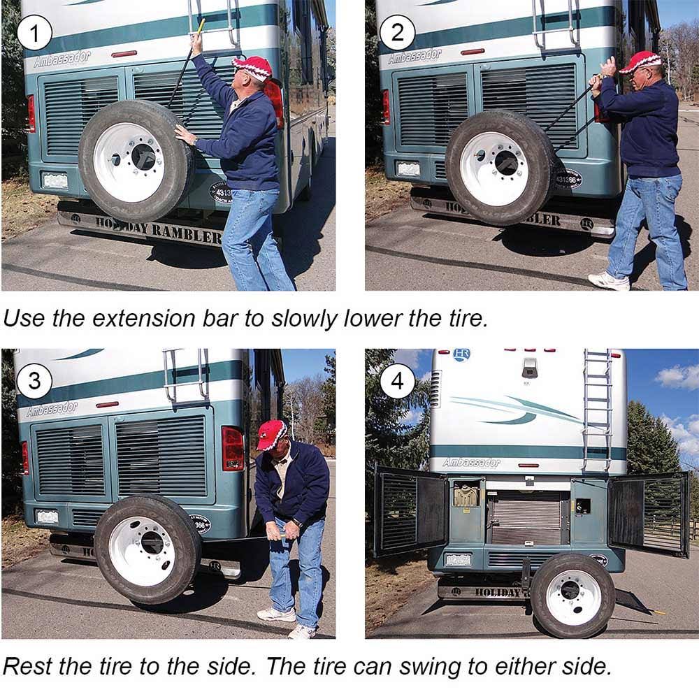 Roadmaster 195225 Spare Tire Carrier