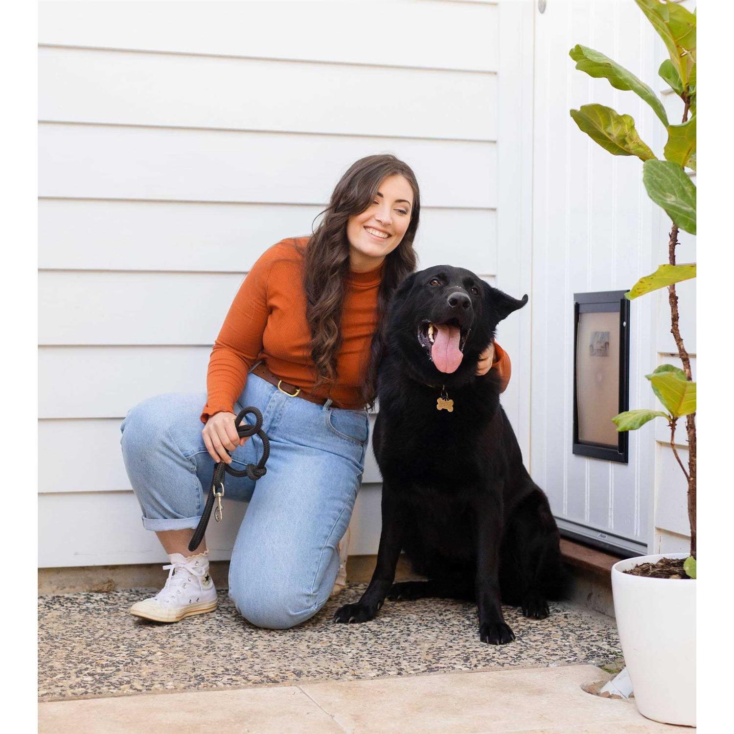 Hakuna Pets Deluxe Aluminum Pet Door - Pet Supplies online store