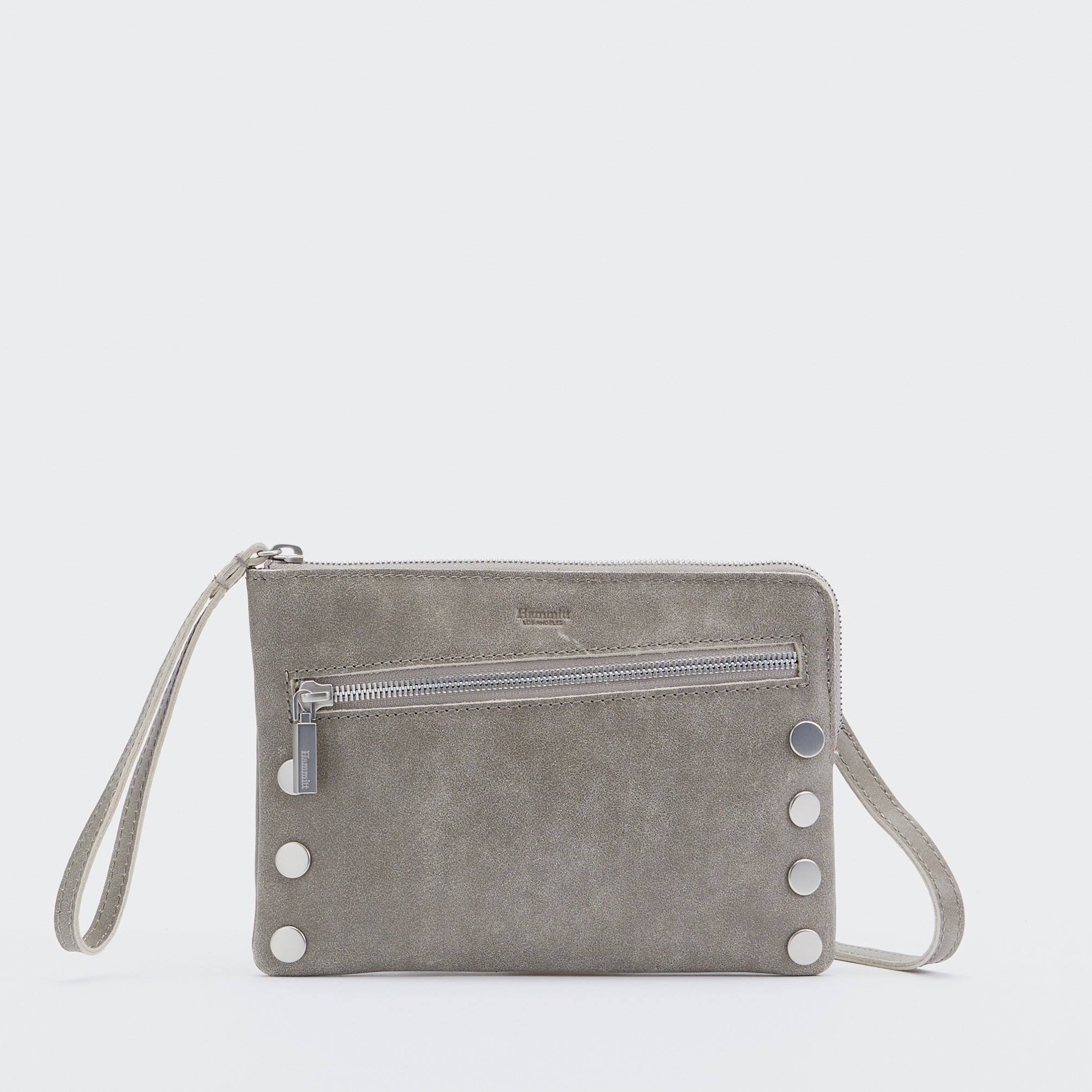 Hammitt Nash Botanical Snake Brushed Gold Small Clutch