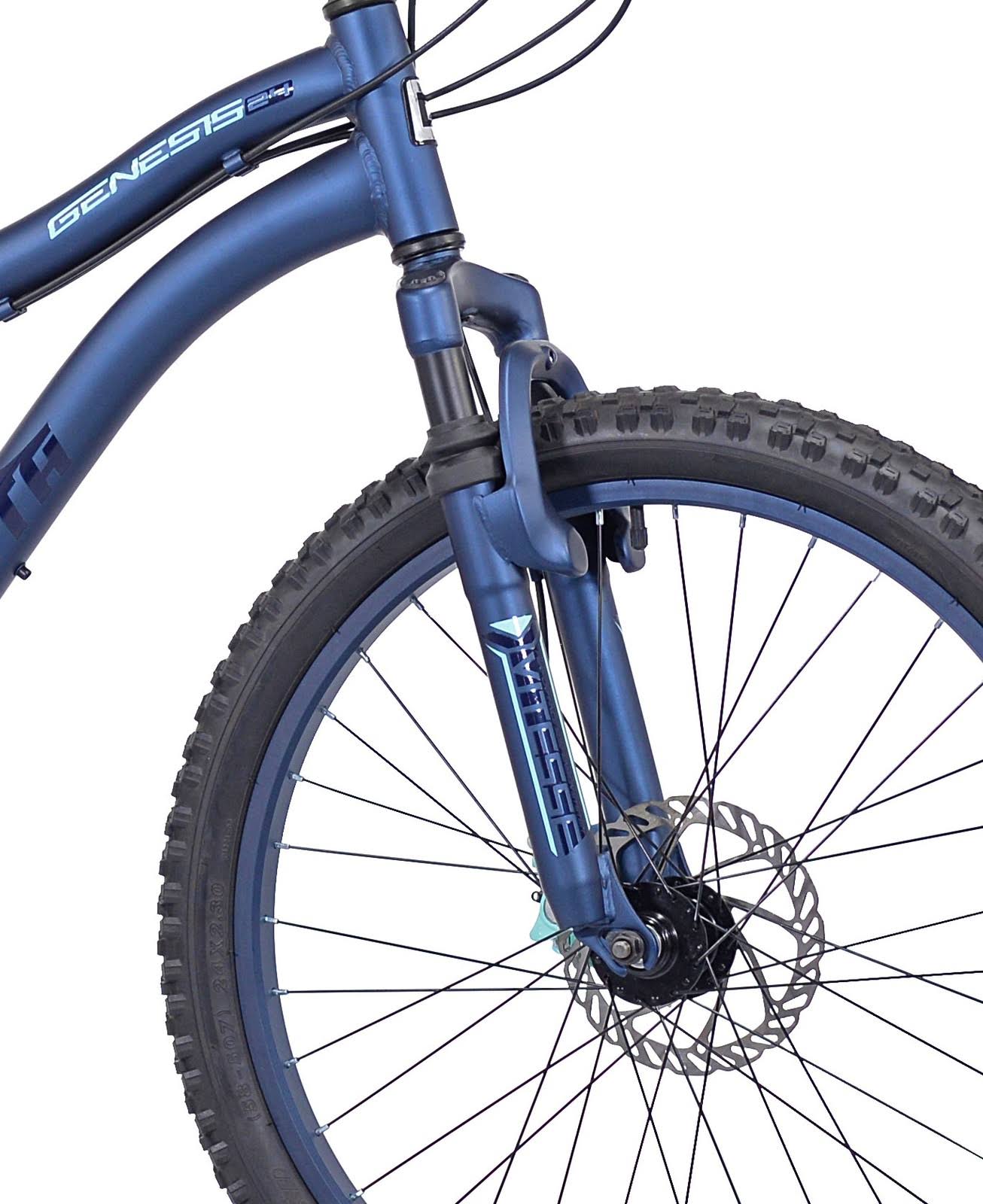 Genesis 24x22 Bella Vista Girl&s Full Suspension Mountain Bike, Blue
