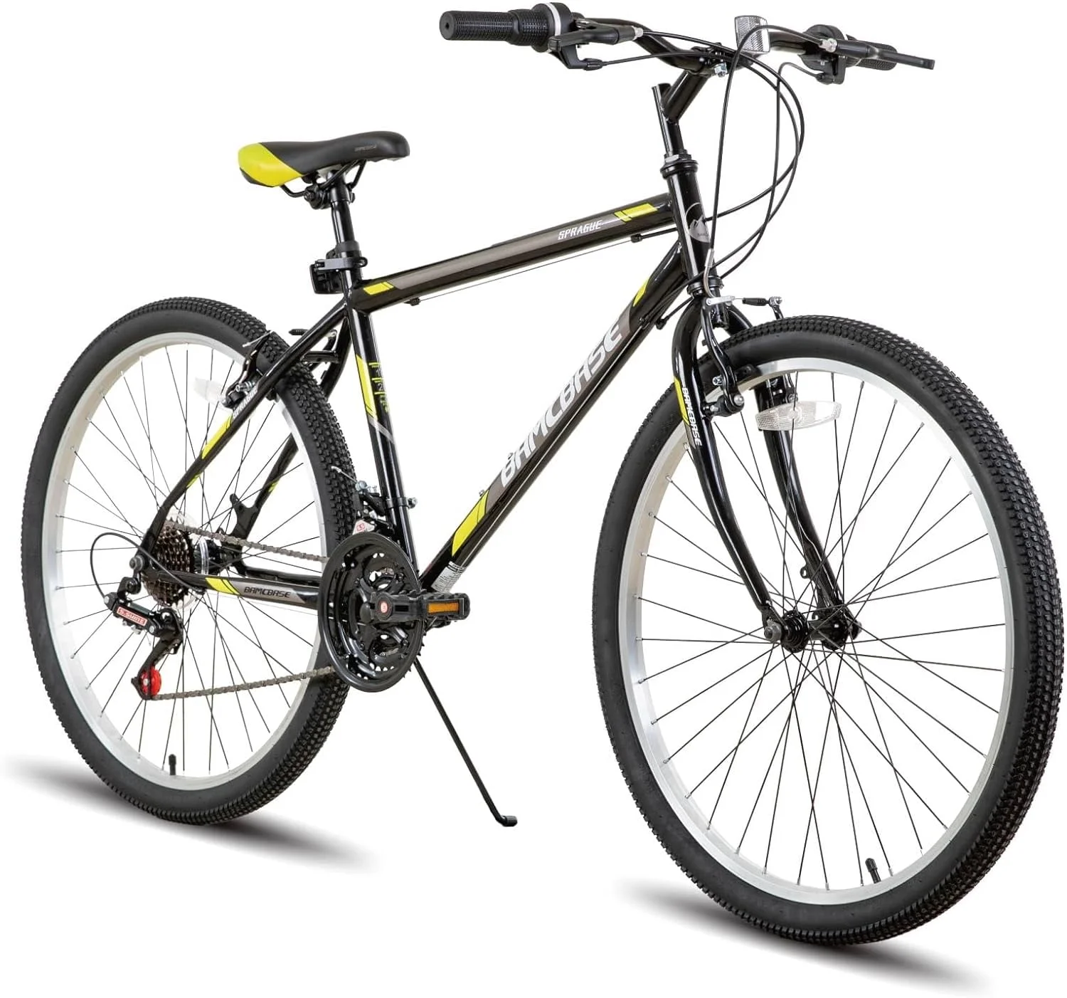 Hiland 24 26 inch Mountain Bike for Men Women, 21 Speeds MTB Bicycle for Adult Youth
