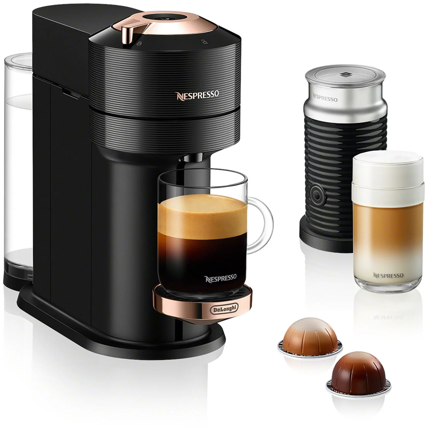 Nespresso Vertuo Next Coffee and Espresso Maker by DeLonghi, Dark Gray