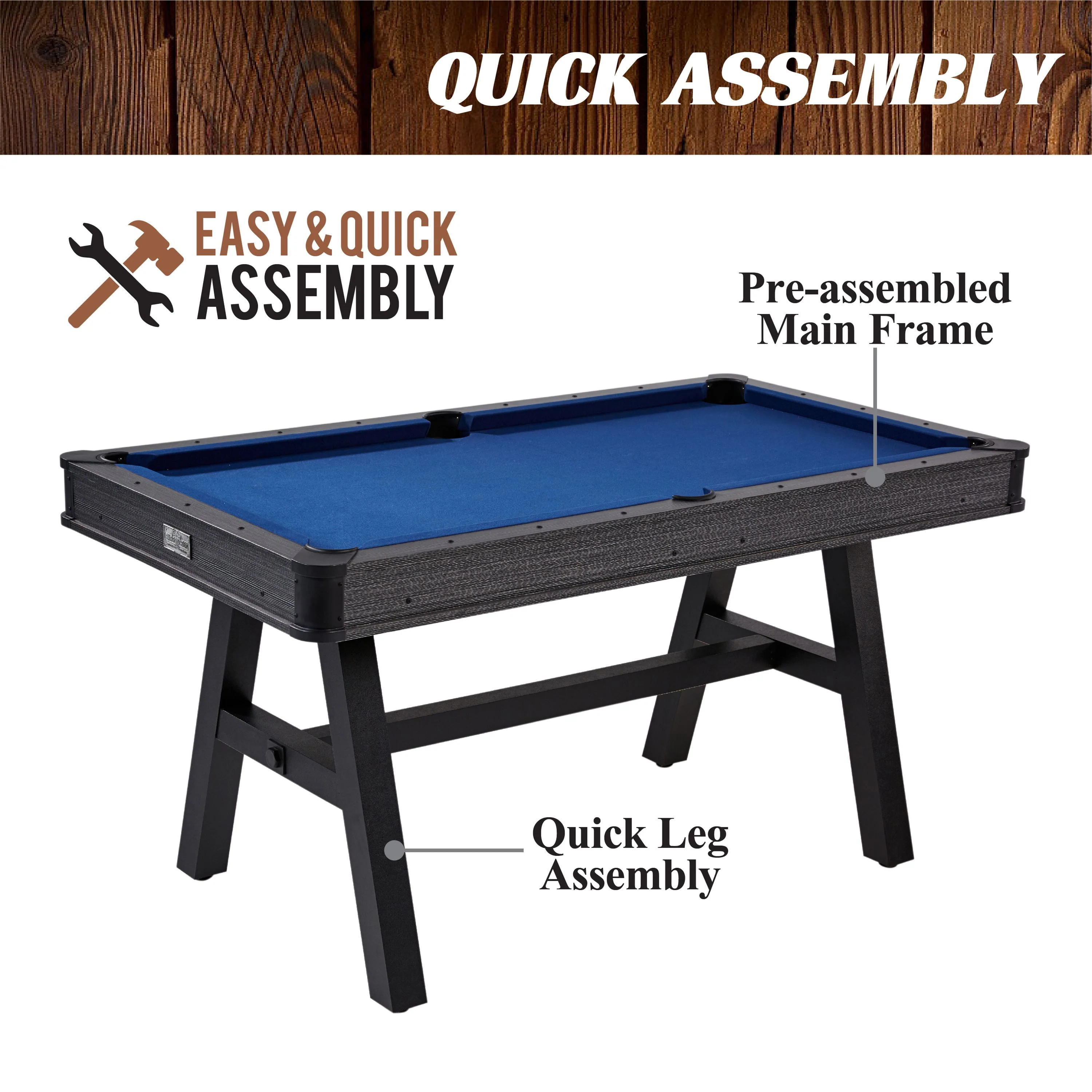 Barrington Billiard Harrison Collection 60 Pool Table, New