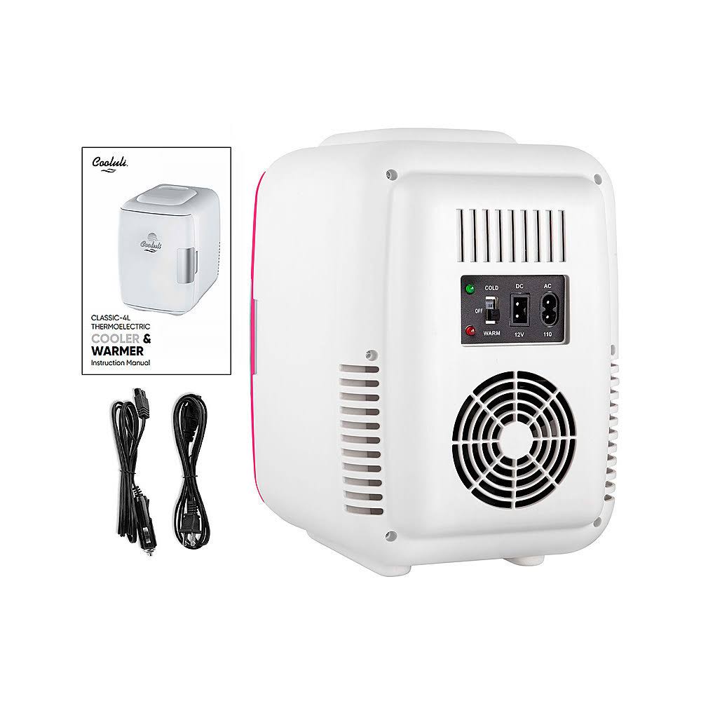 Cooluli Mini Fridge Electric Cooler and Warmer (4 LITER / 6 Can): AC/DC Portable