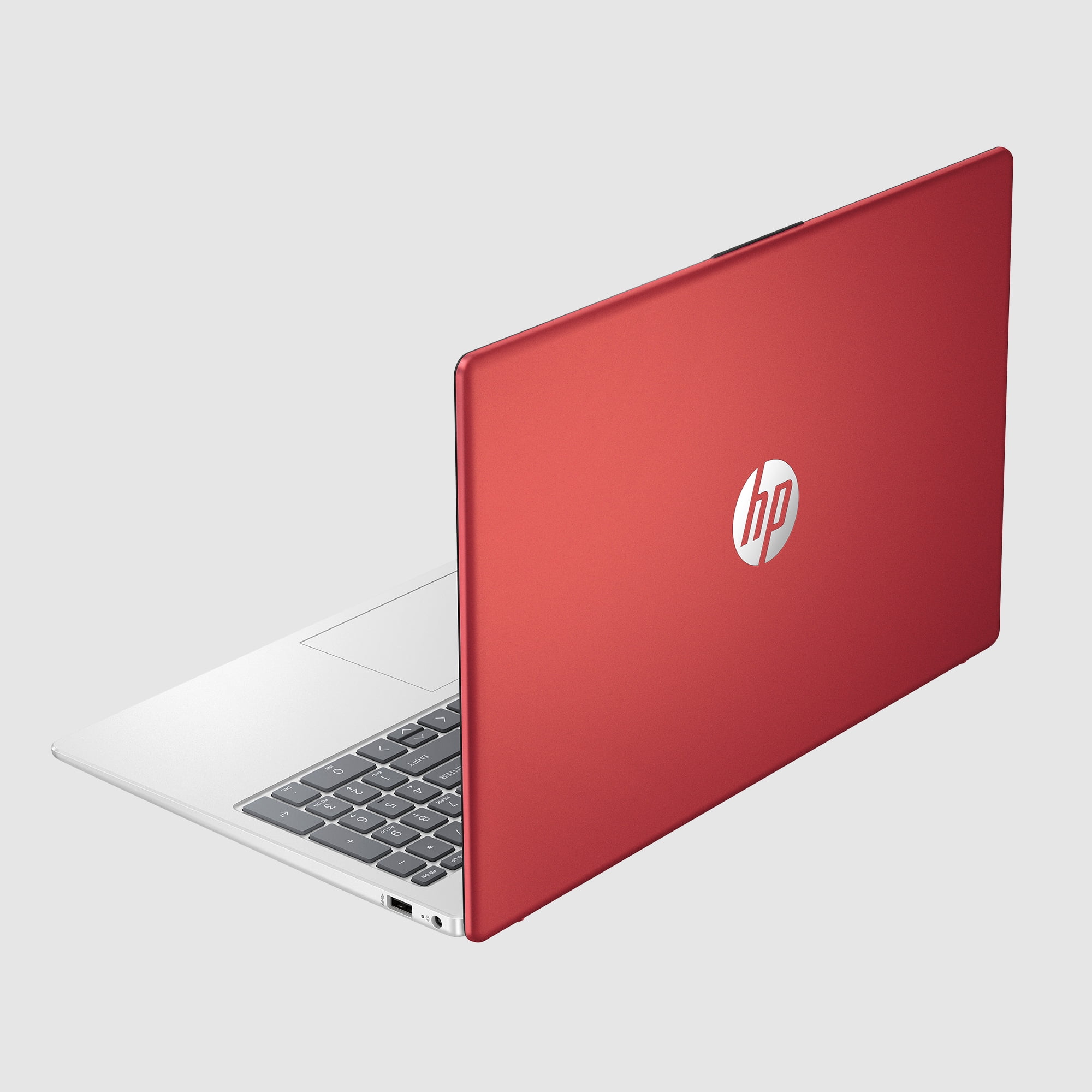 HP 15.6", Laptop Intel Pentium Processor 4GB RAM, 128GB UFS, Scarlet Red, Windows 11, 15-fd0083wm