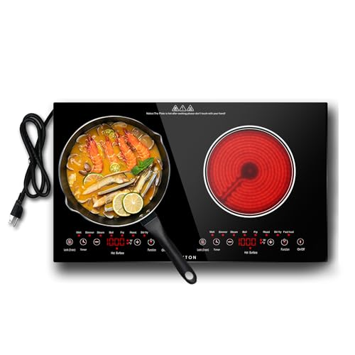 Electric Cooktop, Glass Cooktop, 2 Burners