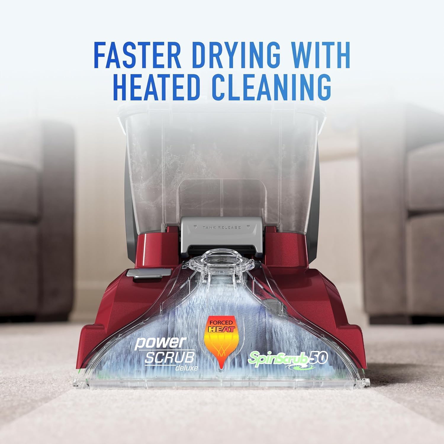 Hoover Power Scrub Deluxe Carpet Cleaner Machine Paws & Claws Deep Cleaning Carpet Shamp