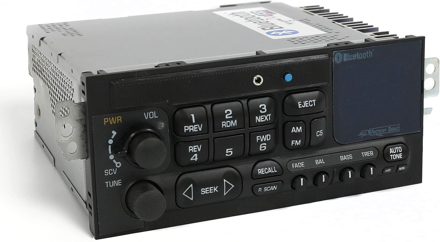 1 Factory Radio AM FM w Aux Input & Bluetooth Compatible with 1995-05 Chevrolet GMC Car
