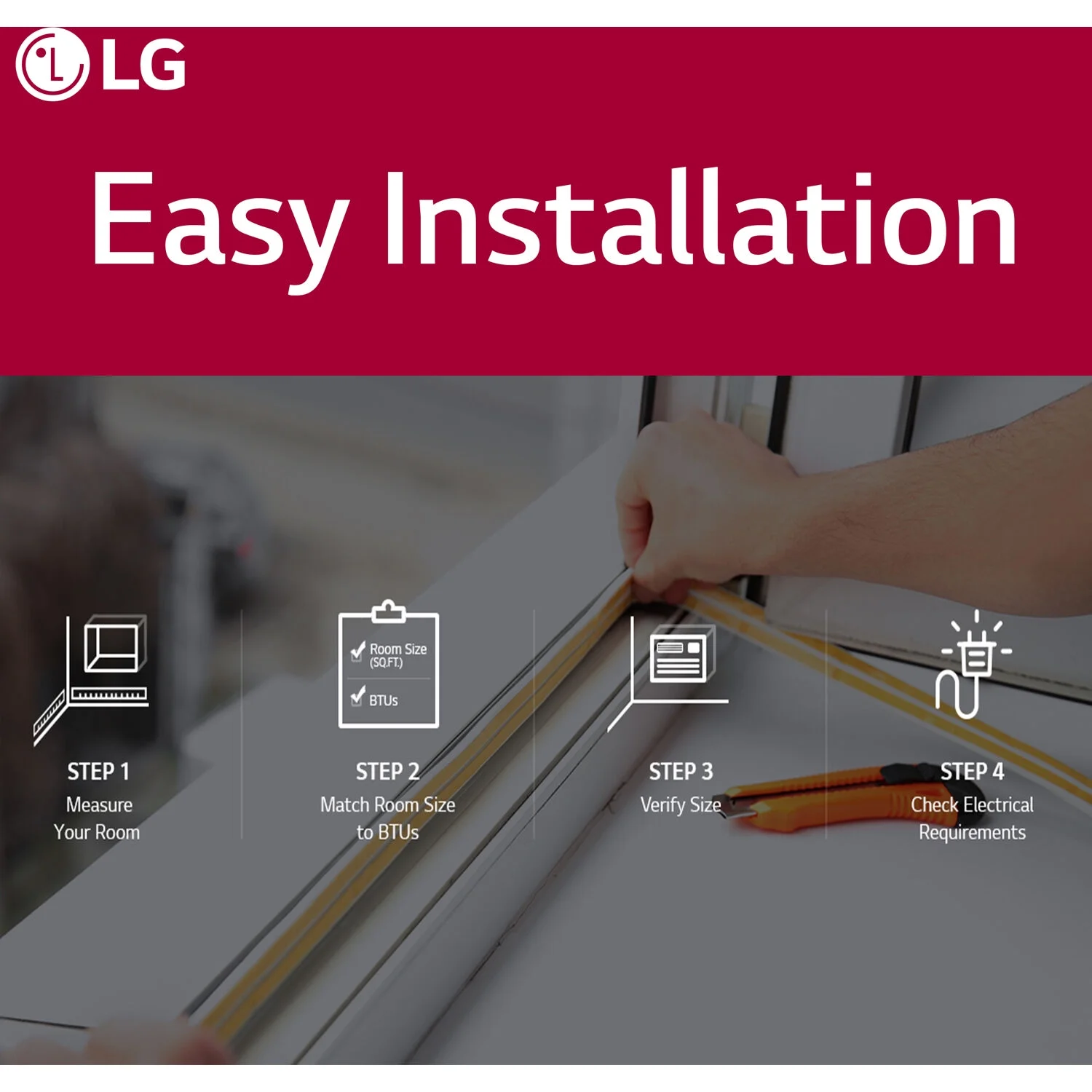 LG 9,800 BTU 115V Through-the-Wall Air Conditioner with Remote Control