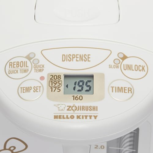Zojirushi CD-WCC30KTWA Micom Water Boiler & Warmer, Hello Kitty Collection,White,3.0-Liter