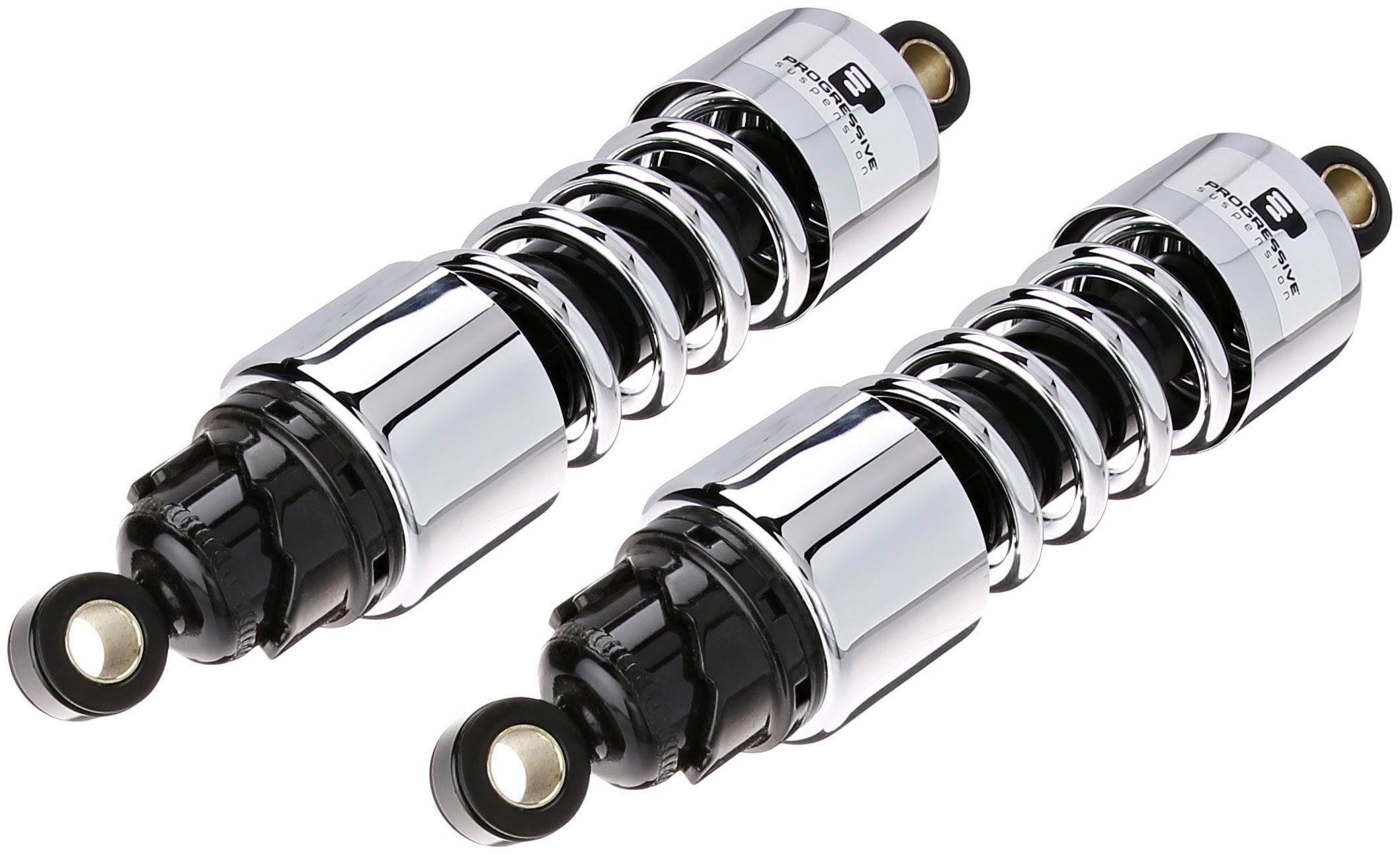 Progressive Suspension 412-4257C Chrome 11.5x22 Standard Low Buck Factory Replacement Rear Suspension Shock - Avayadevconnect