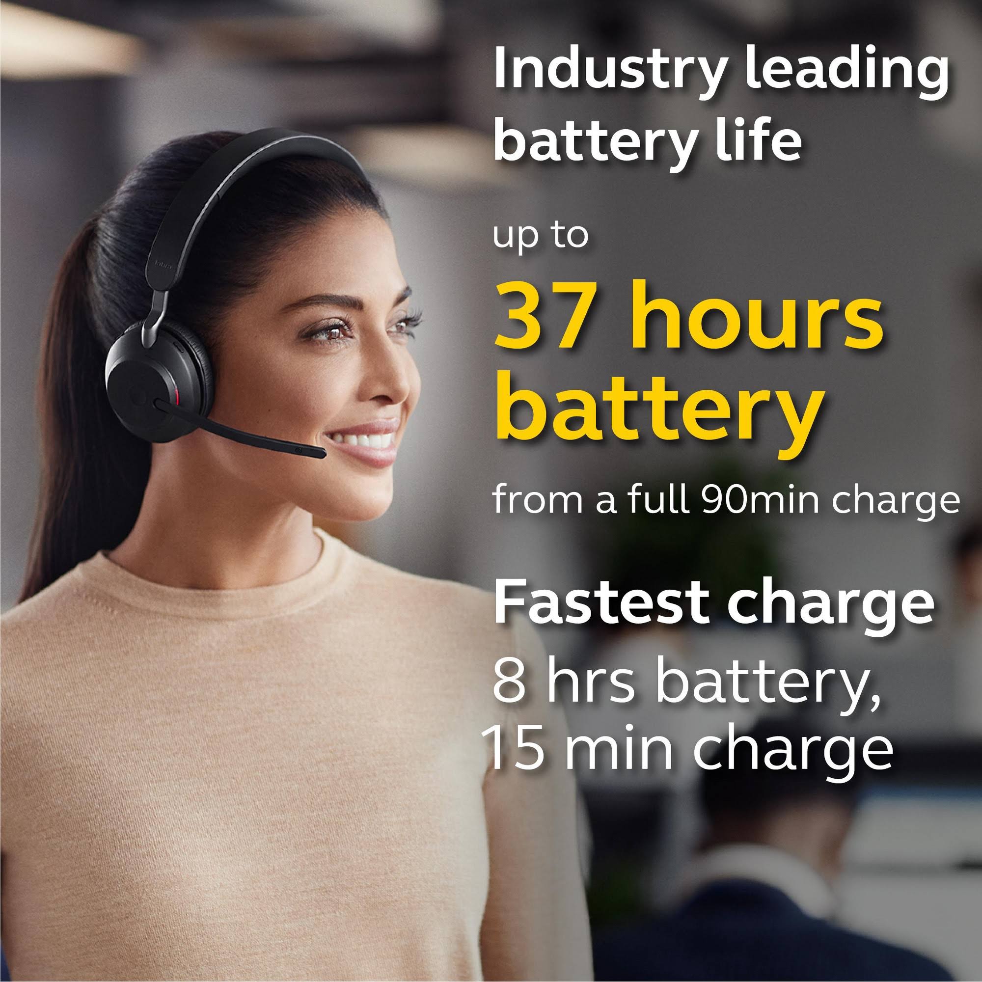 Jabra Evolve2 65 MS Stereo - Black (USB-C) Wireless Headset